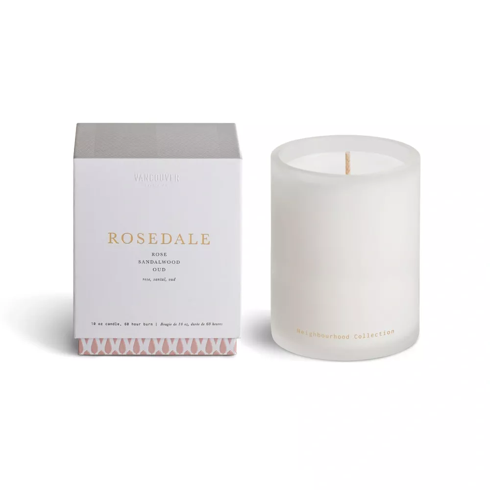VANCOUVER CANDLE CO 天然大豆香氛蠟燭 - ROSEDALE 10oz/283g