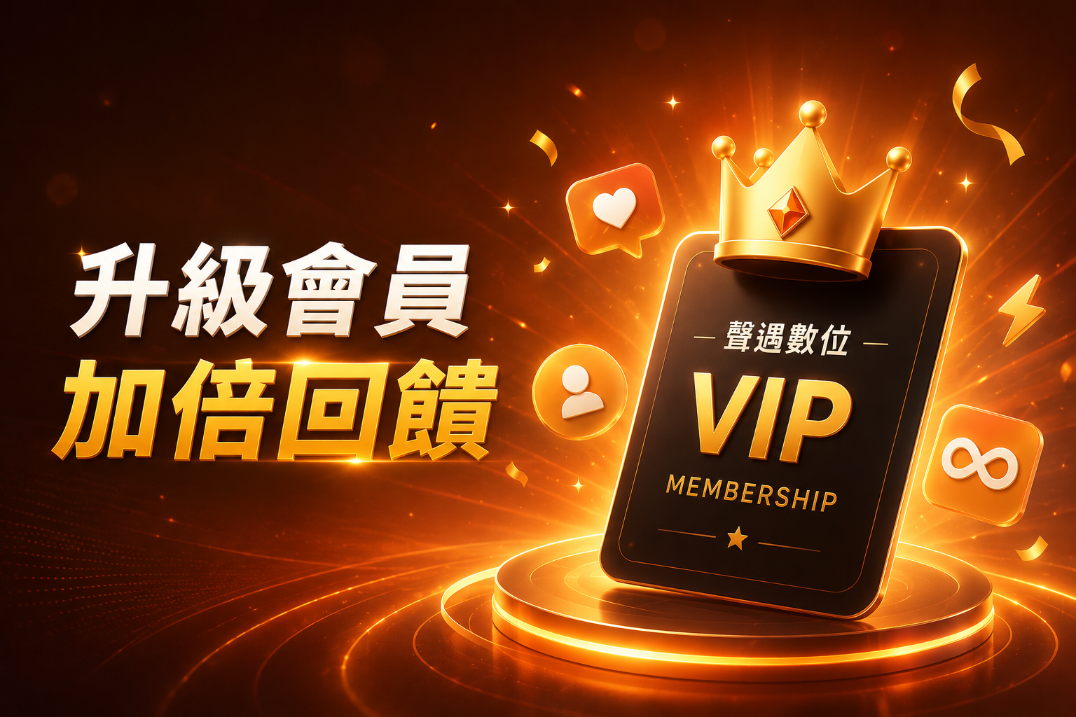 聲遇數位網站會員制度