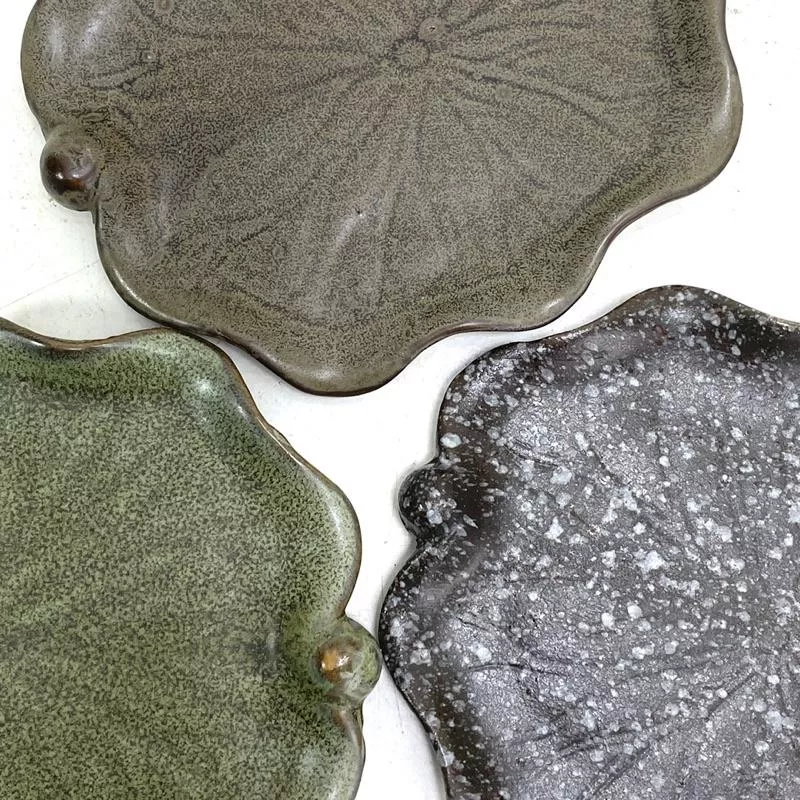 《野趣小品盆栽》手工不規則水盤．陶盤(16cm)