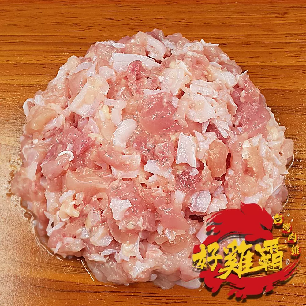 中號雞腿絞肉加軟骨600g1包裝