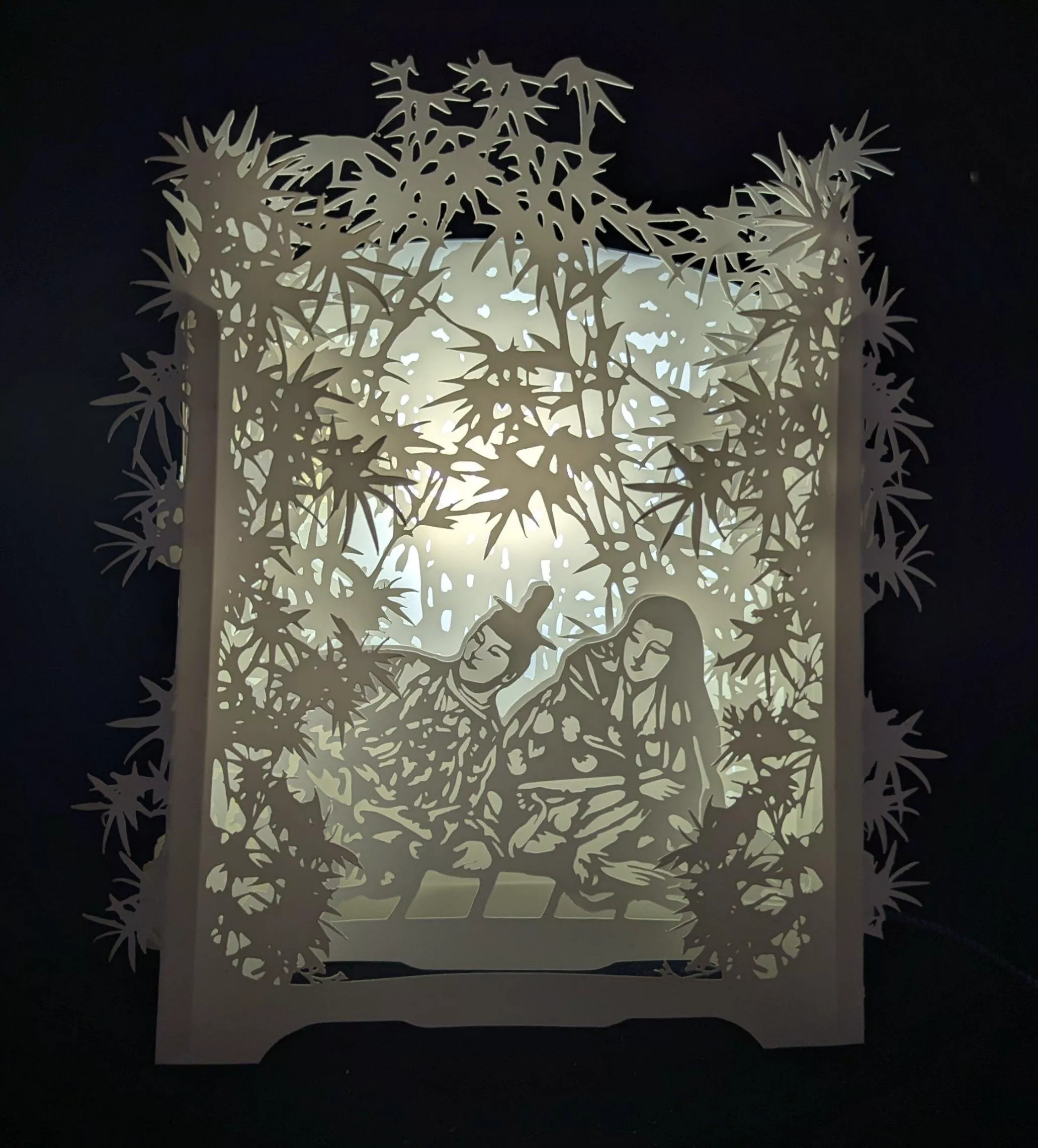 源氏物語- 竹 紙雕燈飾藝品