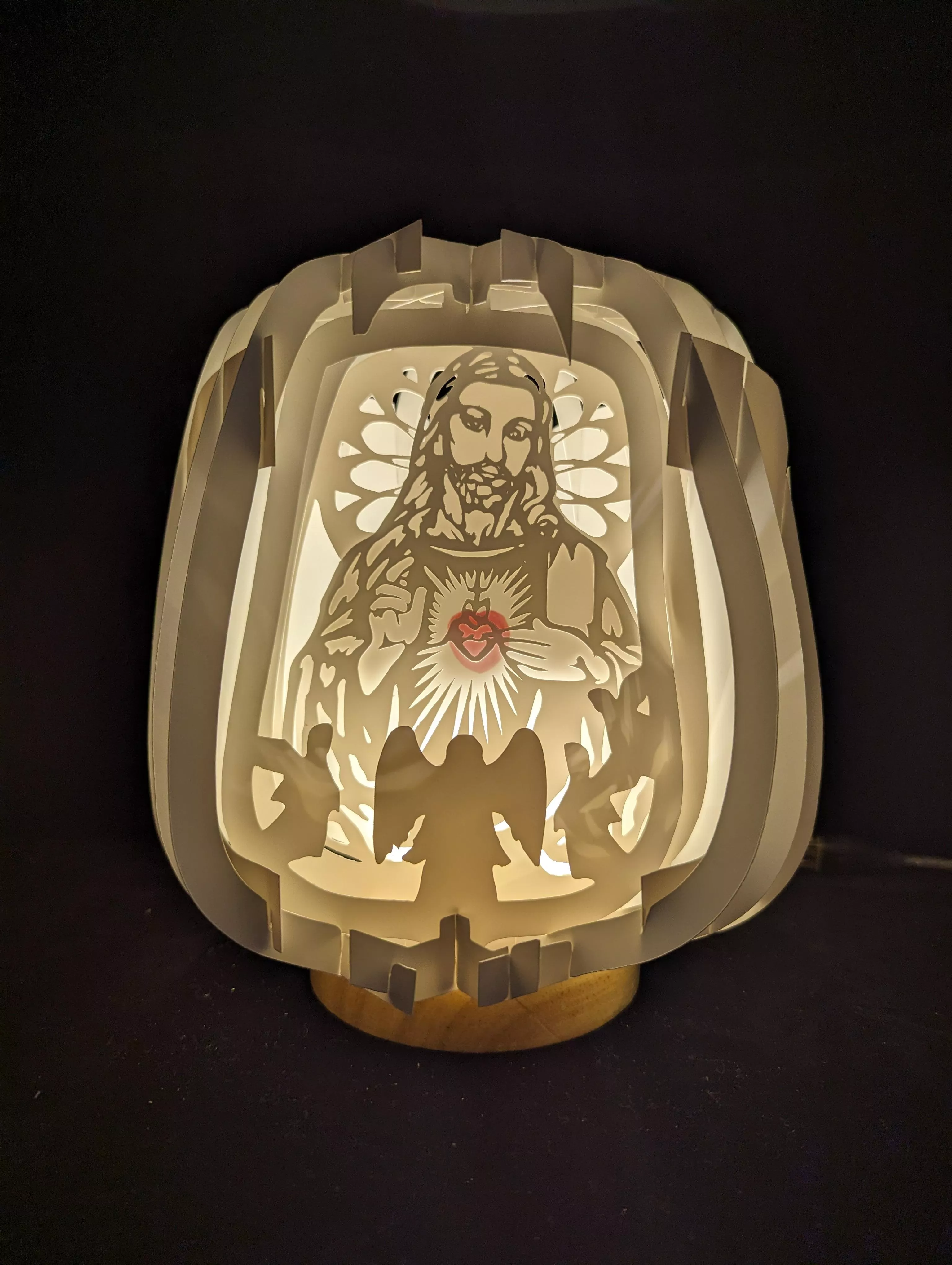 耶和華的祝福 紙雕燈