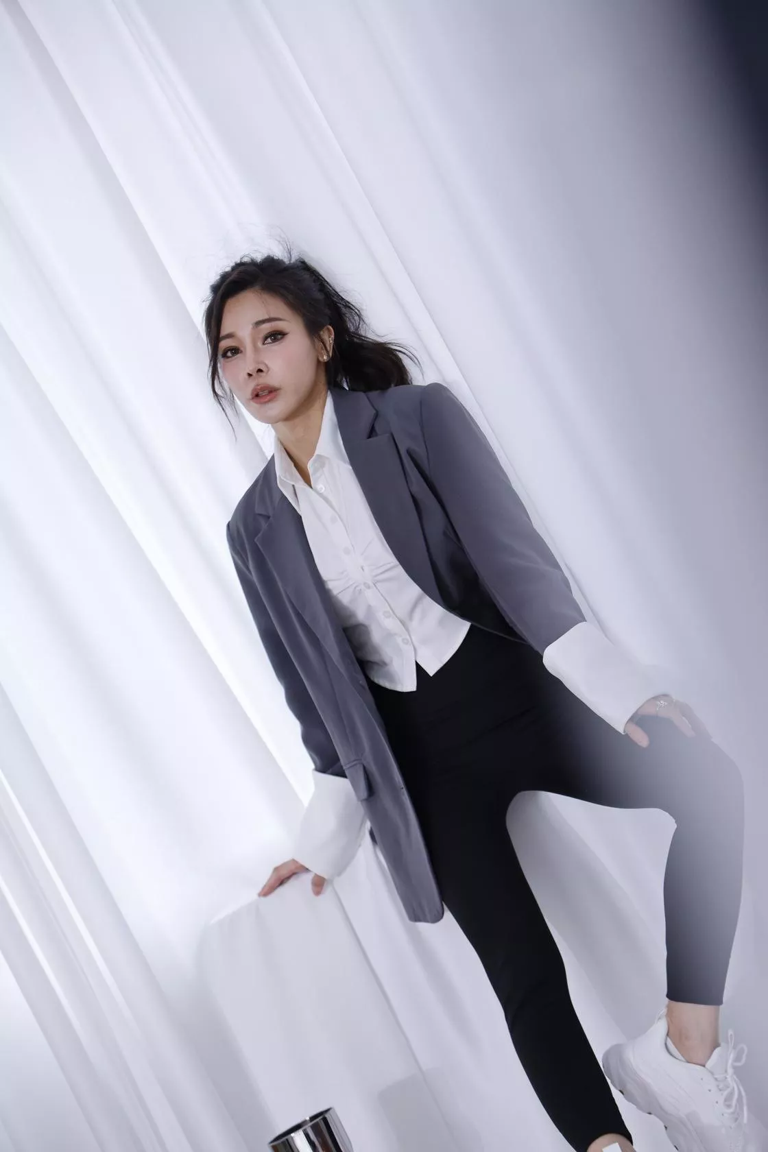 ( L / 黑色 ) Skinyböödy 夏娃褲