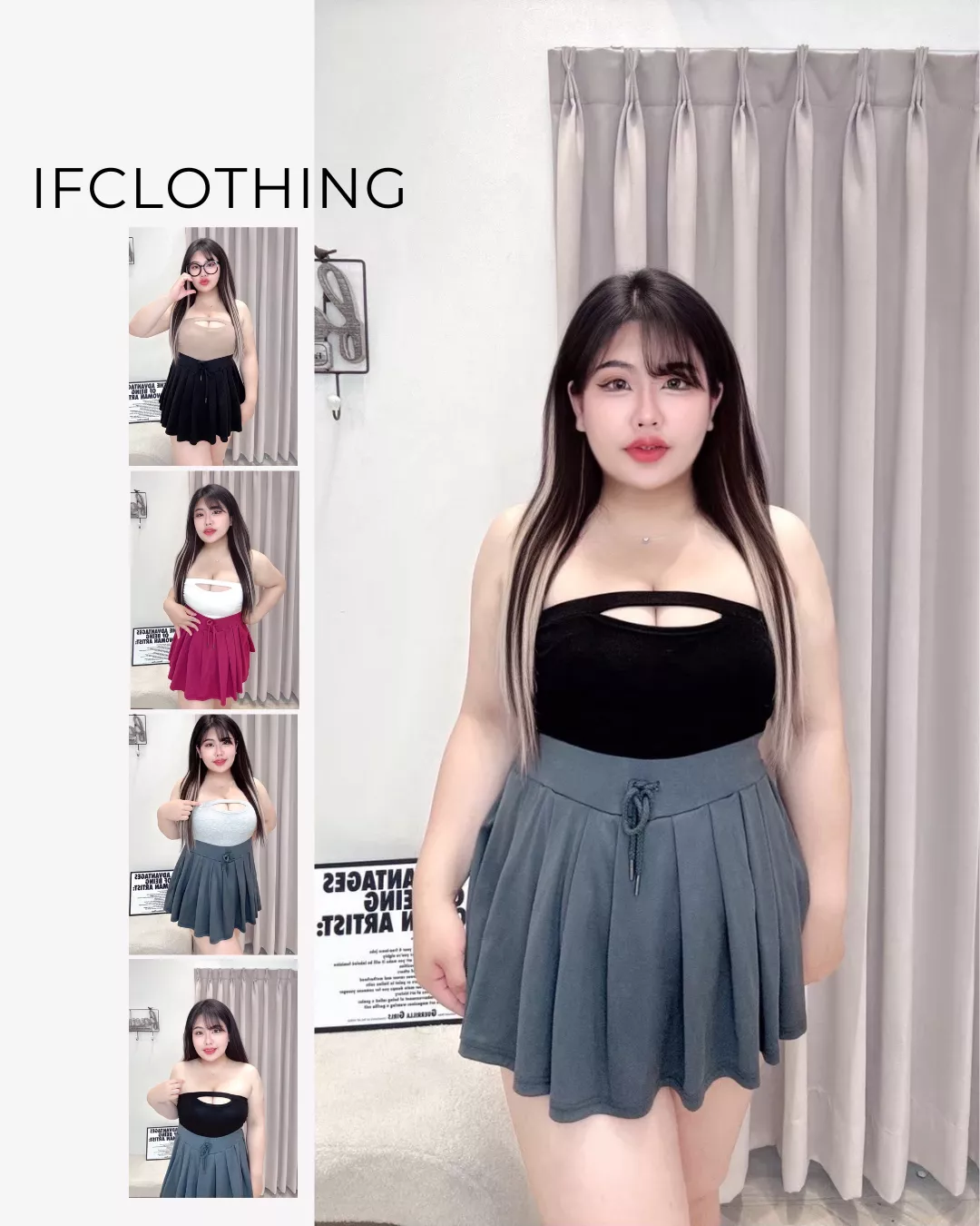 大尺碼背心🔥胸鏤空高彈平口胸墊背心