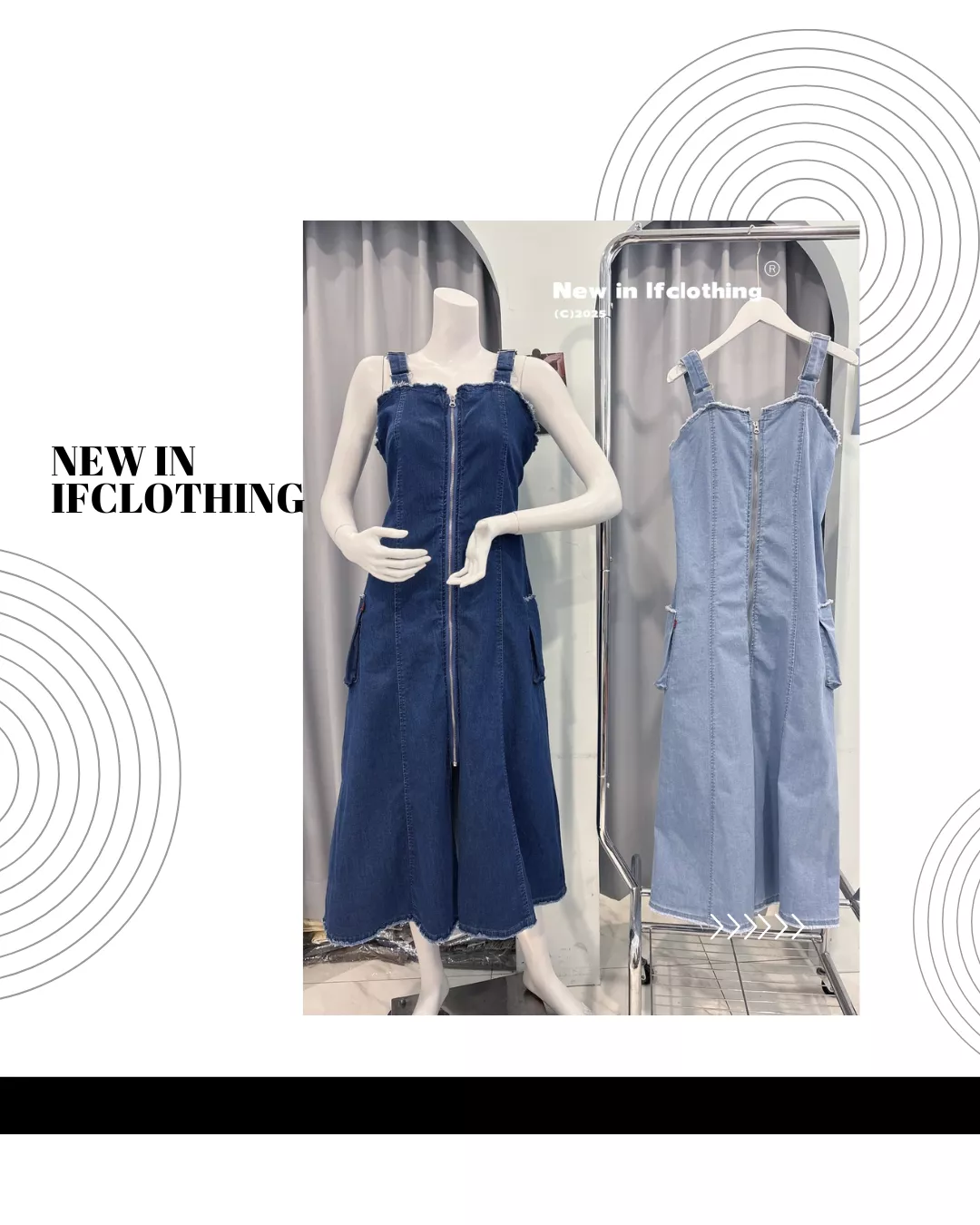 熱銷洋裝🔥拉鍊吊帶連身長裙