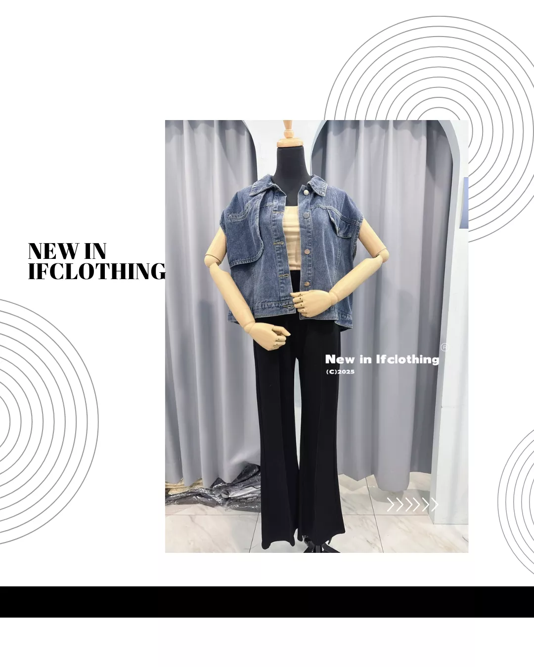 熱銷背心🔥造型口袋牛仔背心