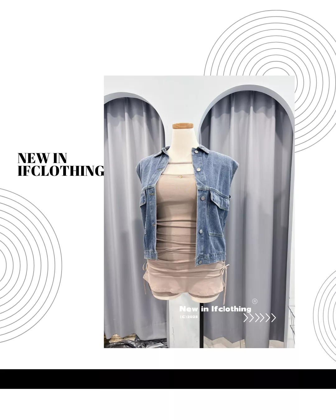 大尺碼背心🔥大口袋牛仔背心