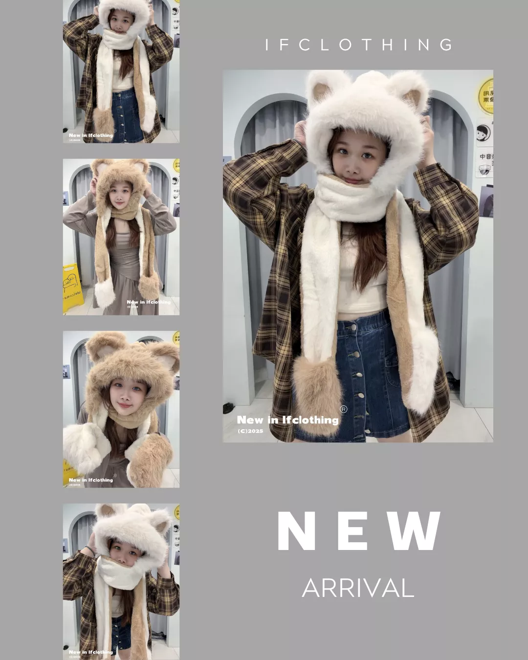 暖暖秋冬🔥貓耳高質感絨毛帽