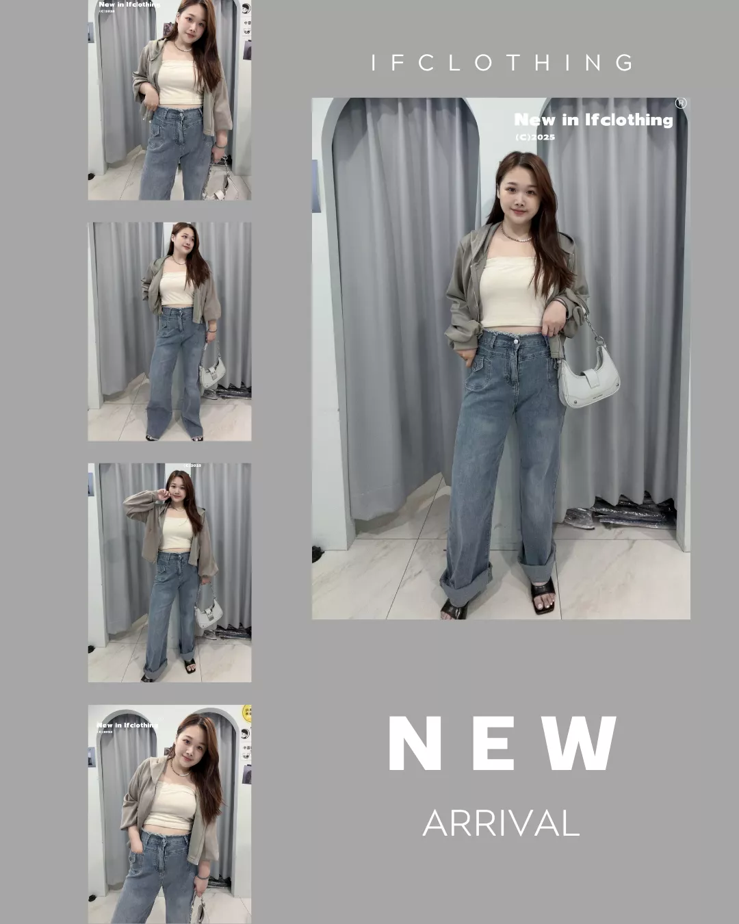 熱銷長褲🔥［S-XL］鬚邊高腰直筒褲