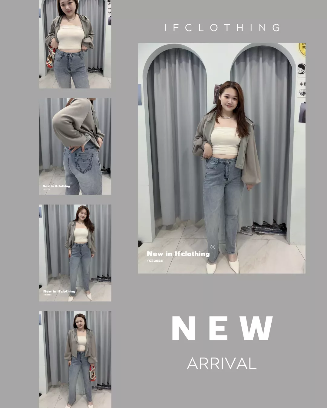 熱銷長褲🔥愛心車線口袋直筒褲