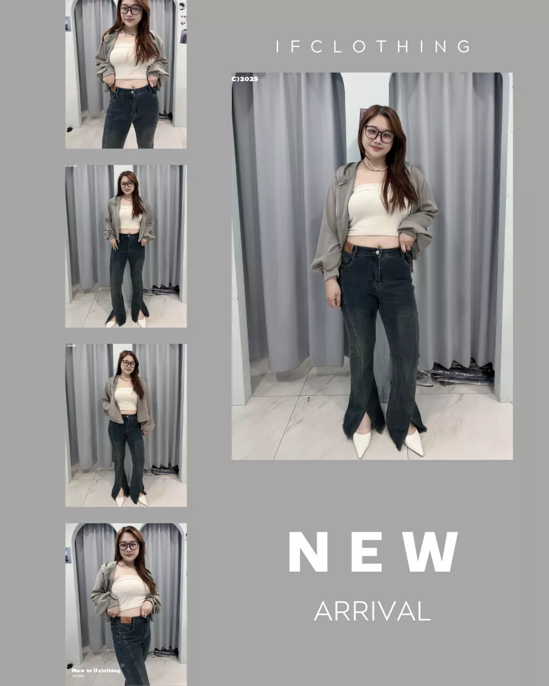 熱銷長褲🔥刷舊色皮標喇叭長褲