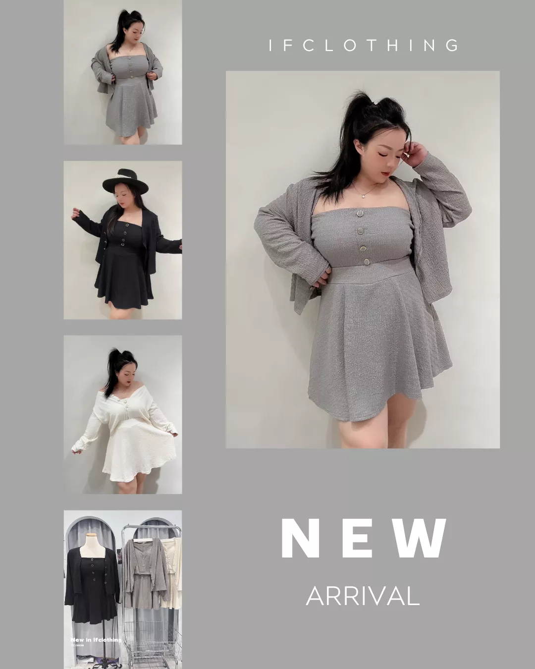 大尺碼套裝🔥雲朵微甜三件套裝