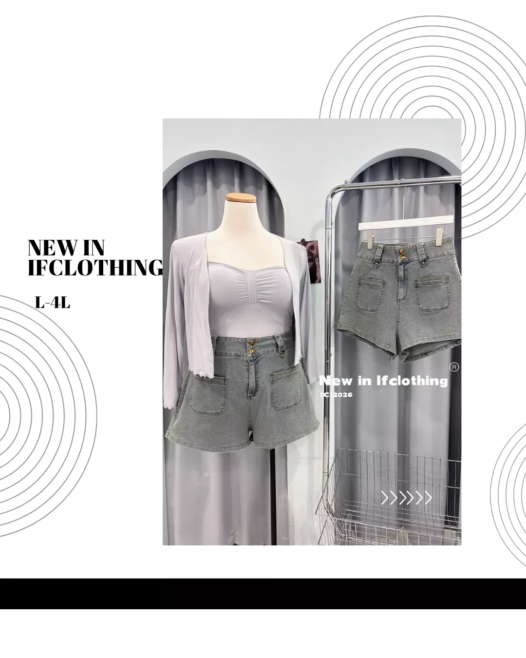 大尺碼短褲🔥愛心釦高腰短褲