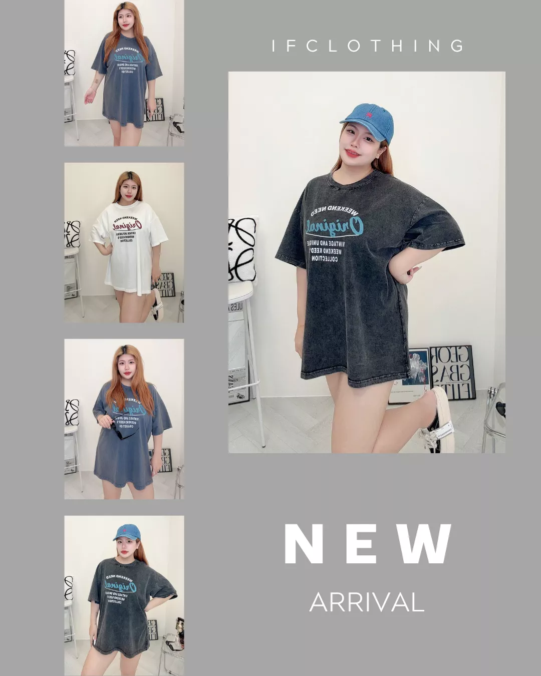 大尺碼上衣🔥復古字母寬鬆大T(男生可穿)