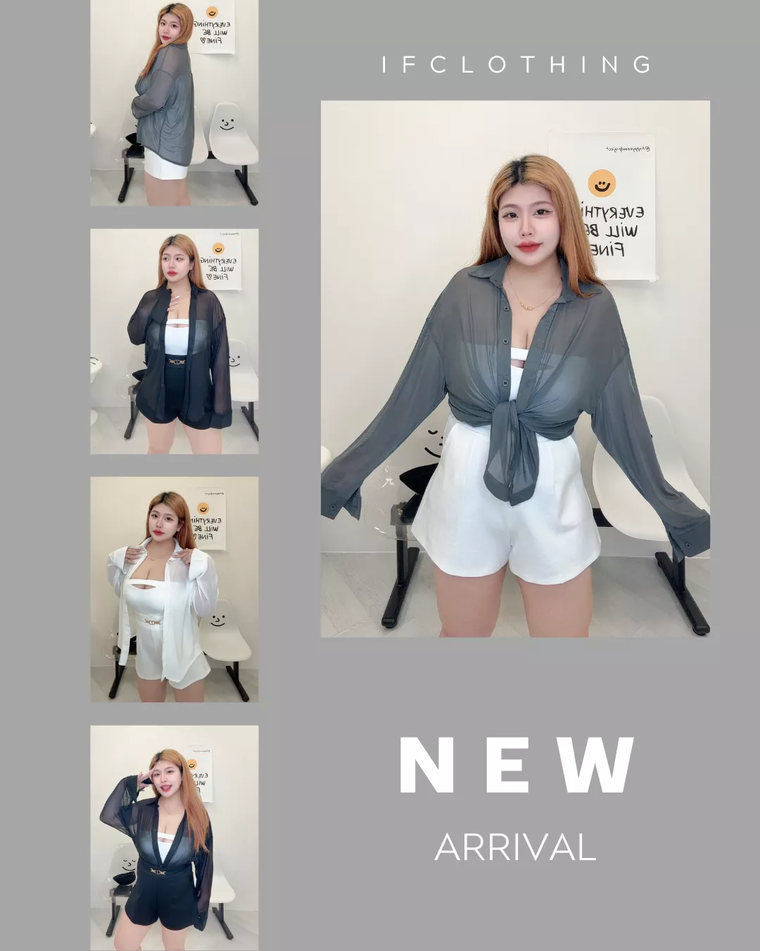 大尺碼外套🔥透膚寬鬆防曬罩衫