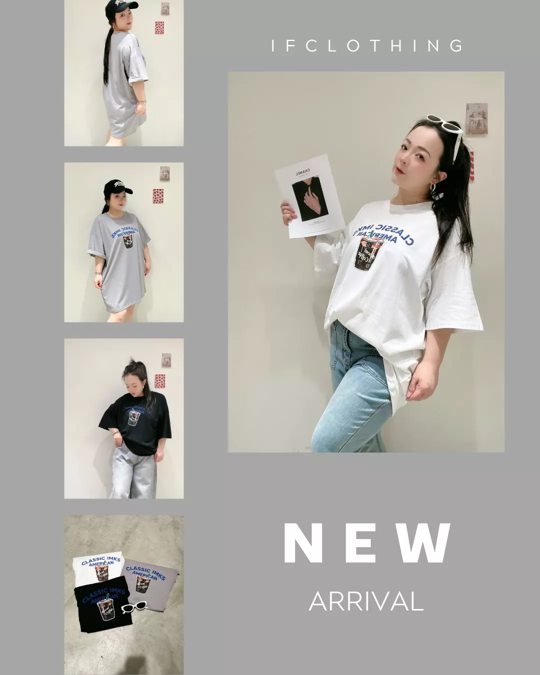 大尺碼上衣🔥美式印花長版大T