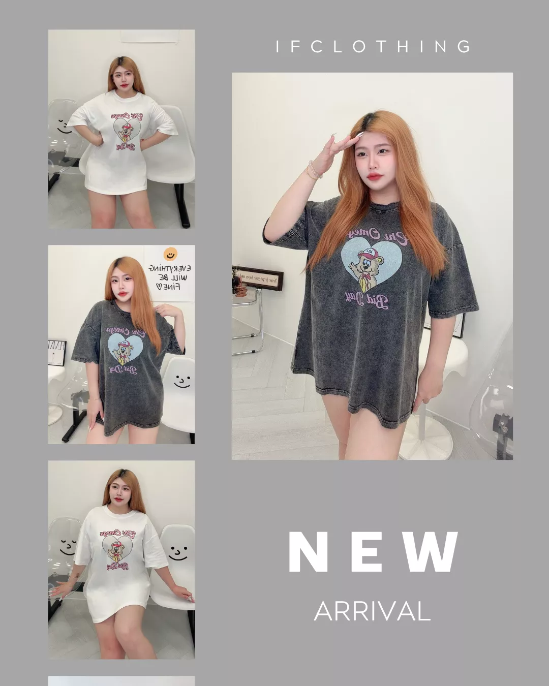 大尺碼上衣🔥美式復古長版大T