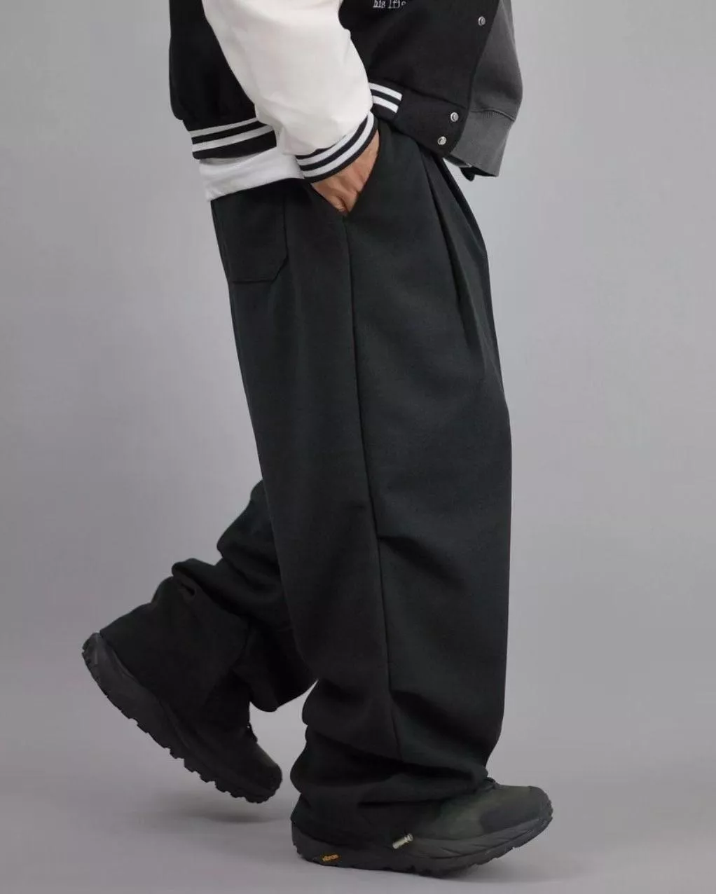 舒適輪廓降落傘寬褲