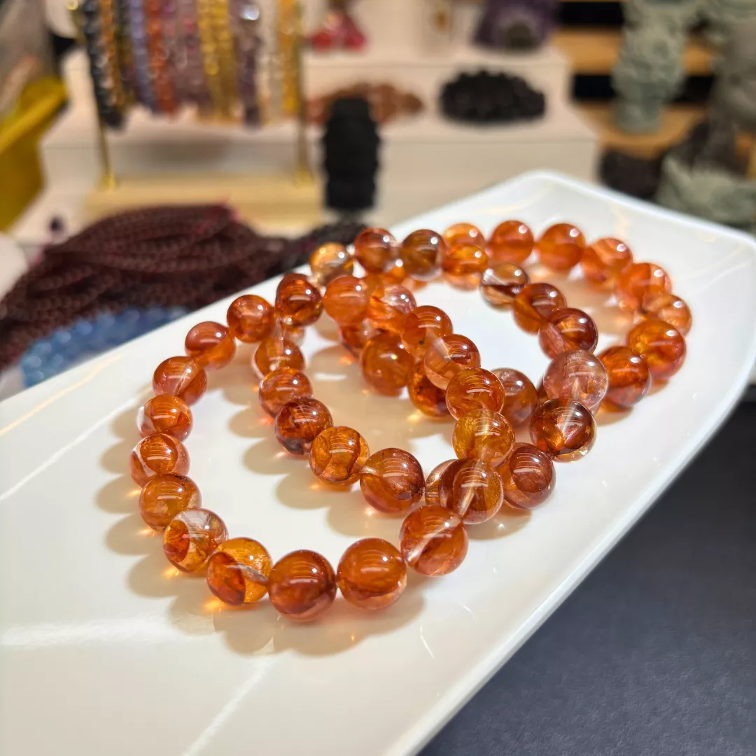 8A 冰透紅膠花【SP0255】 8A 冰透紅膠花【SP0255】