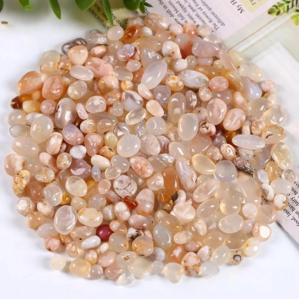 櫻花瑪瑙(透/大)碎石 100g 水晶碎石 碎石消磁【SP0140】 櫻花瑪瑙(透/大)碎石 100g 水晶碎石 碎石消磁【SP0140】