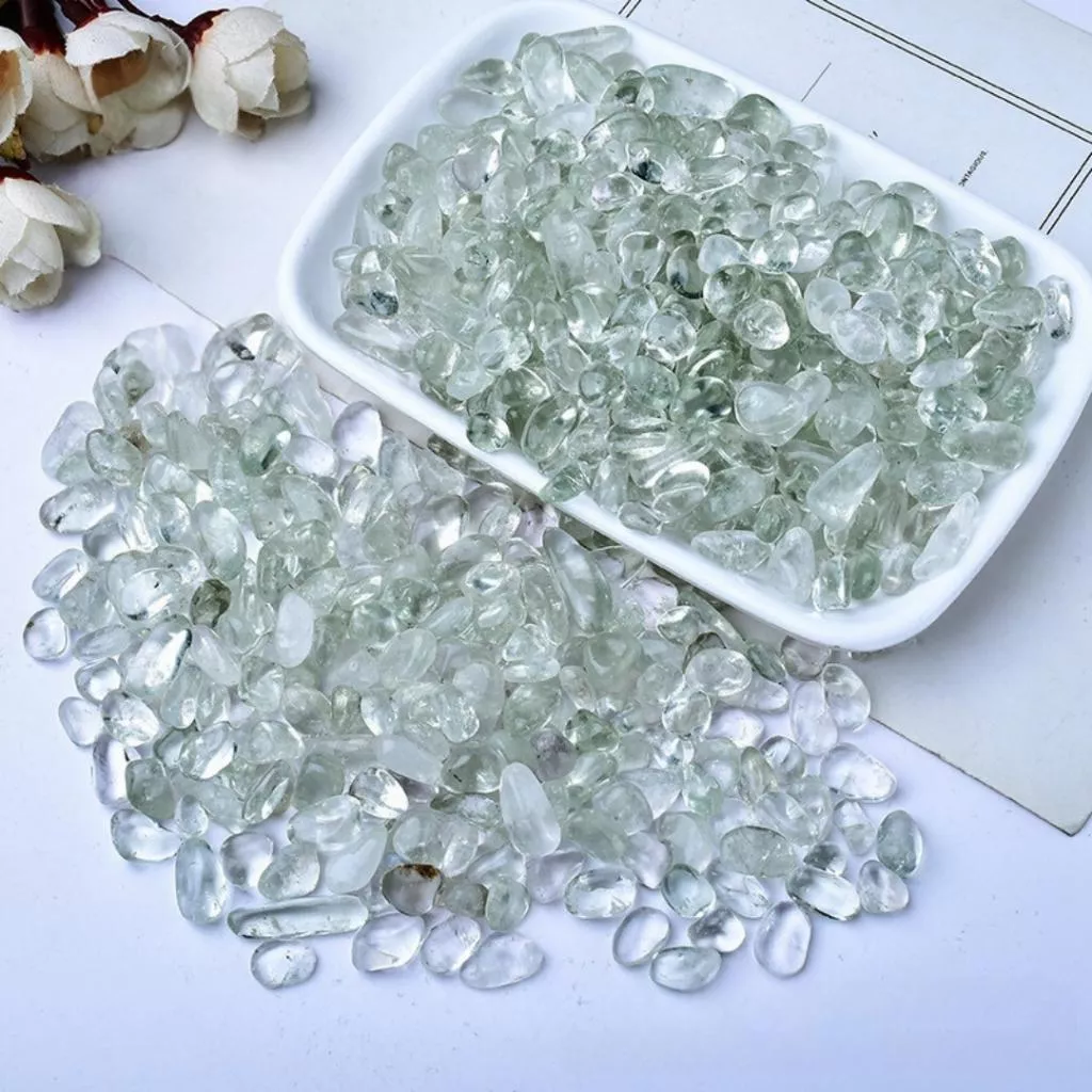 綠水晶碎石 100g 水晶碎石 碎石消磁 【SP0140】