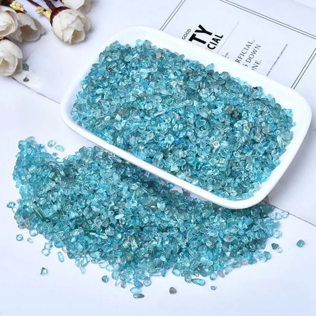 磷灰石碎石 100g 水晶碎石 碎石消磁【SP0140】