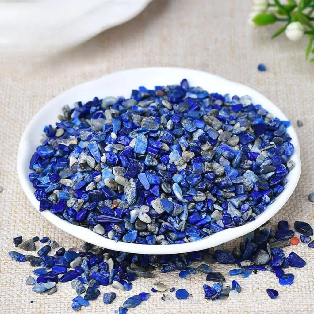 青金石碎石 100g 水晶碎石 碎石消磁【SP0140】 青金石碎石 100g 水晶碎石 碎石消磁【SP0140】