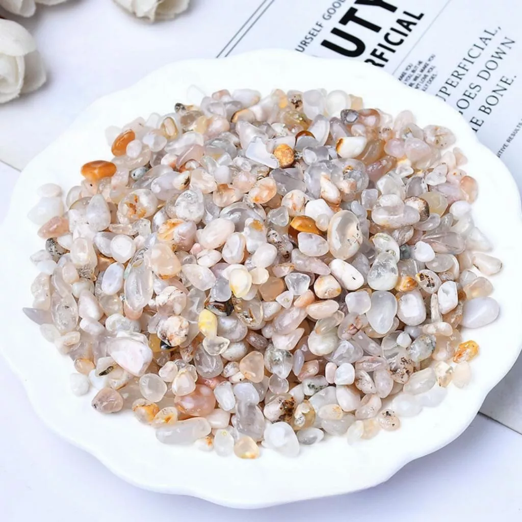 櫻花瑪瑙碎石 100g 水晶碎石 碎石消磁【SP0140】 櫻花瑪瑙碎石 100g 水晶碎石 碎石消磁【SP0140】