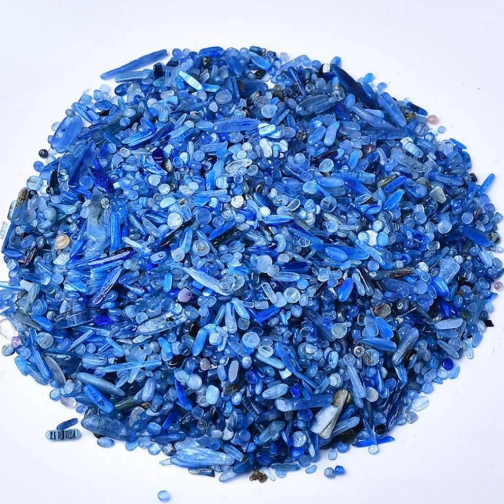 藍晶石碎石 100g 水晶碎石 碎石消磁【SP0140】