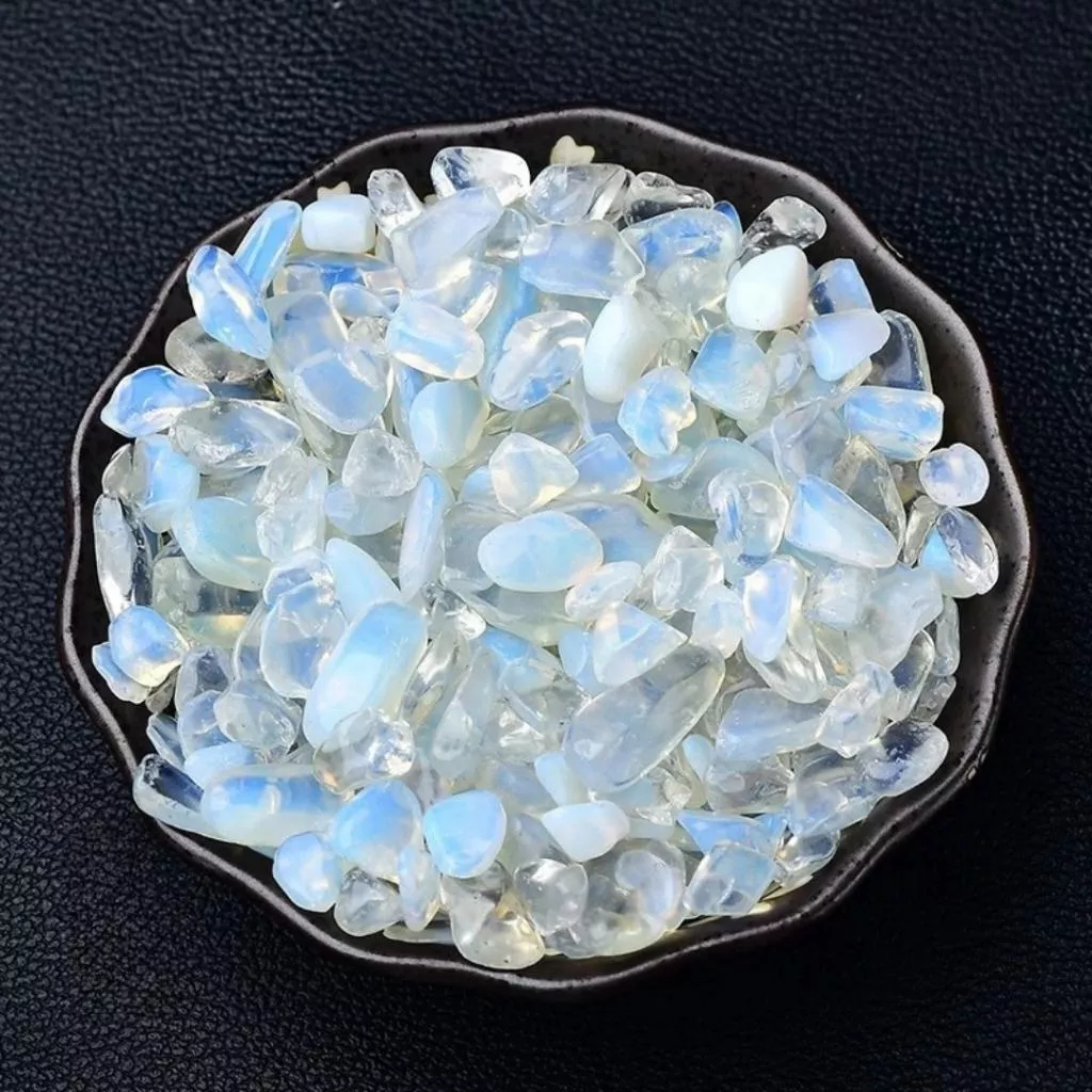 蛋白石碎石 100g 水晶碎石 碎石消磁【SP0140】