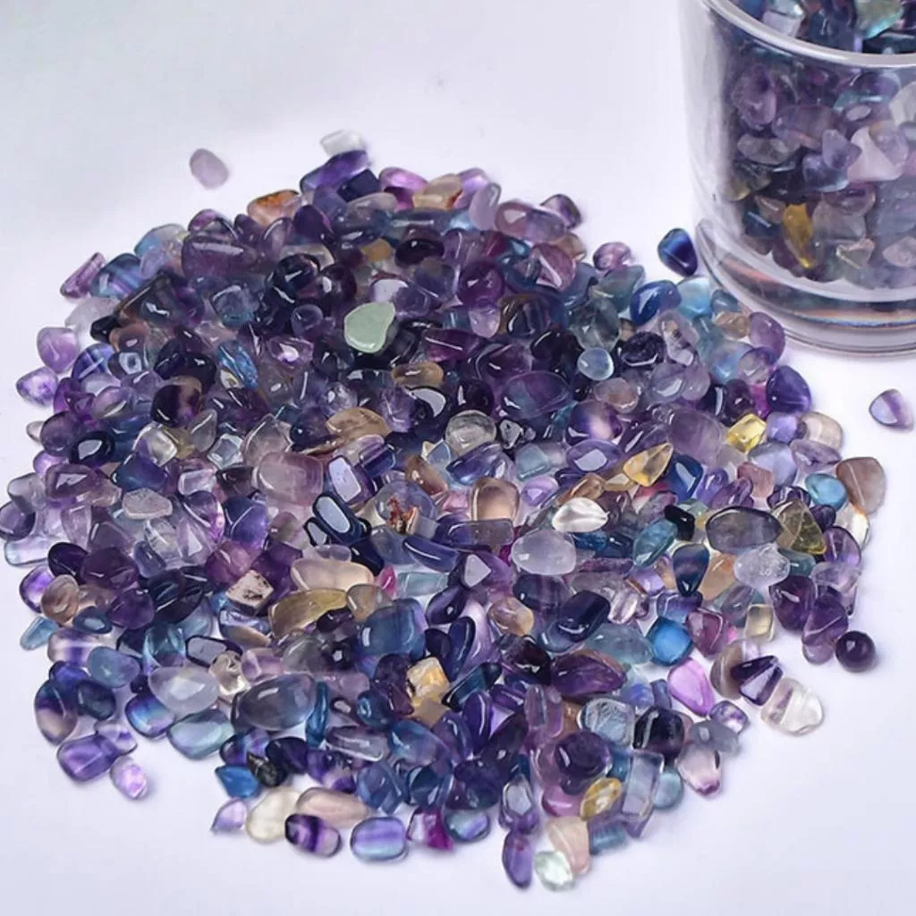 彩螢石碎石 100g 水晶碎石 碎石消磁【SP0140】 彩螢石碎石 100g 水晶碎石 碎石消磁【SP0140】