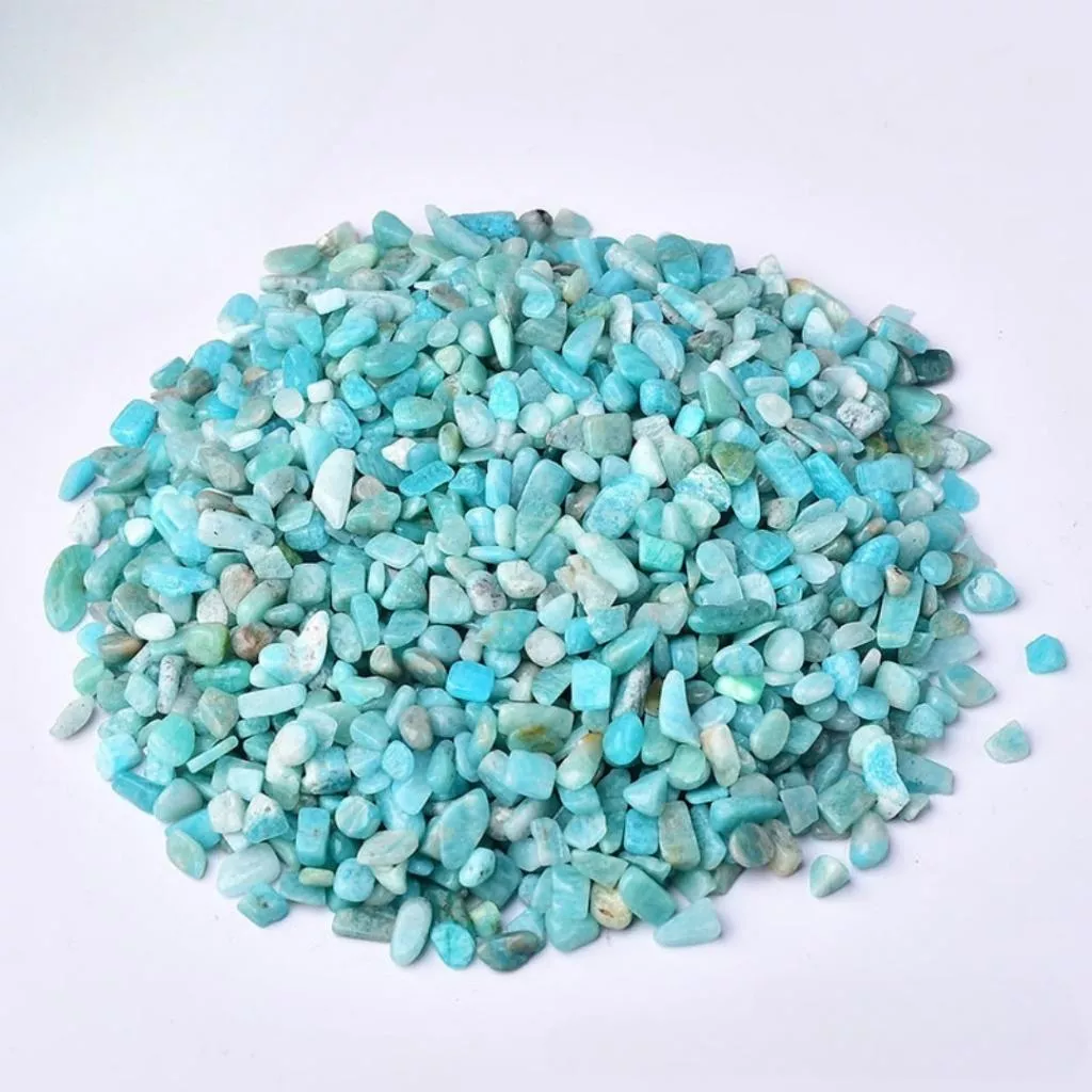 天河石碎石 100g 水晶碎石 碎石消磁【SP0140】