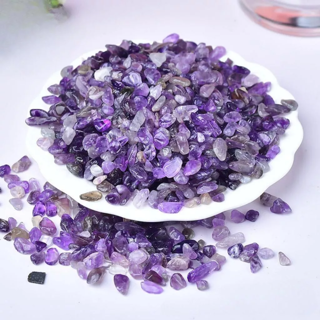 紫水晶碎石 100g 水晶碎石 碎石消磁【SP0140】 紫水晶碎石 100g 水晶碎石 碎石消磁【SP0140】