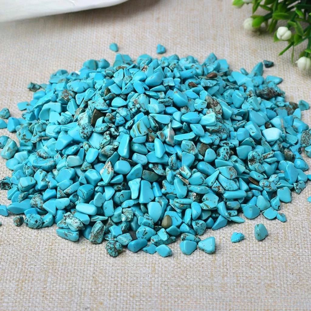 綠松石碎石 100g 水晶碎石 碎石消磁【SP0140】