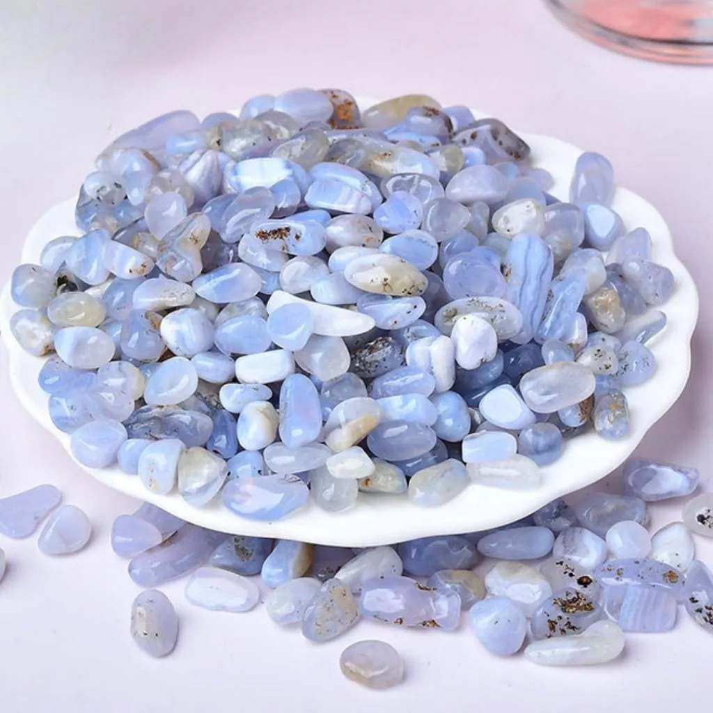 藍紋玉髓碎石 100g 水晶碎石 碎石消磁【SP0140】 藍紋玉髓碎石 100g 水晶碎石 碎石消磁【SP0140】