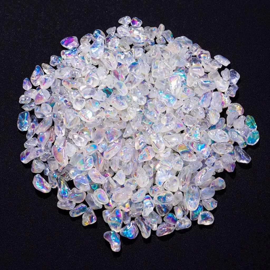 電鍍AB彩碎石 100g 水晶碎石 碎石消磁【SP0140】