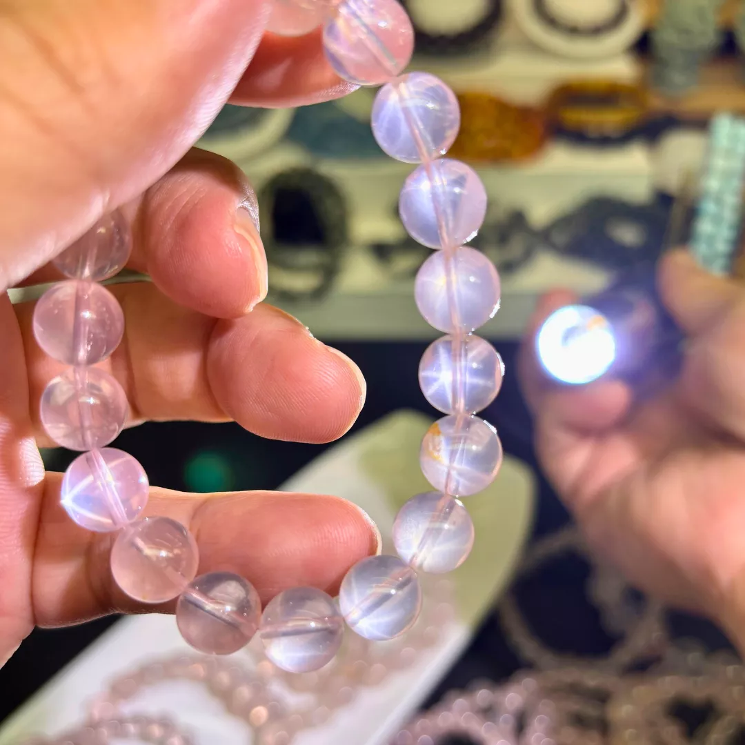 玫瑰馬粉共生膠花【SP0361】