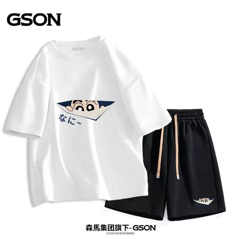 GSON品牌短袖套裝(衣服+褲子）