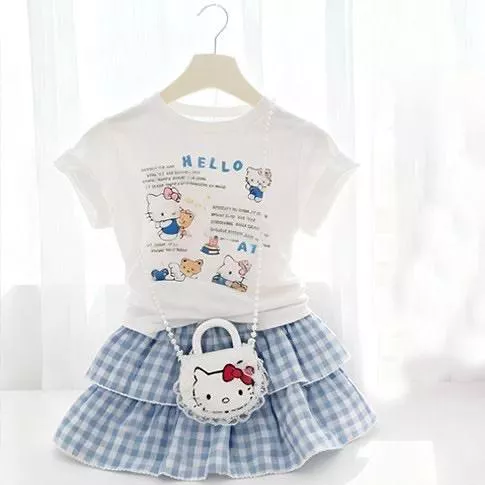 🎀Hellokitty秋季新款女童韓版兩件套『公主裙』