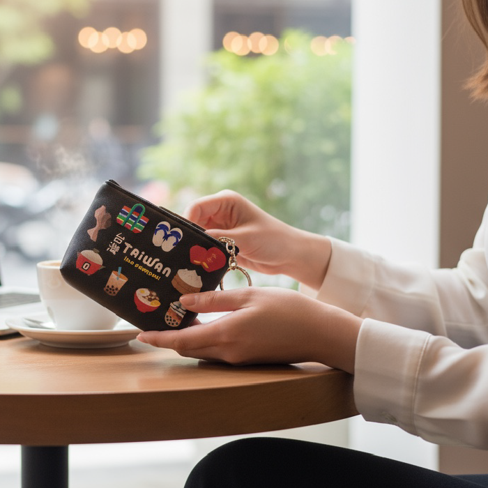 台灣復古風格：客家花布口金包與零錢包
