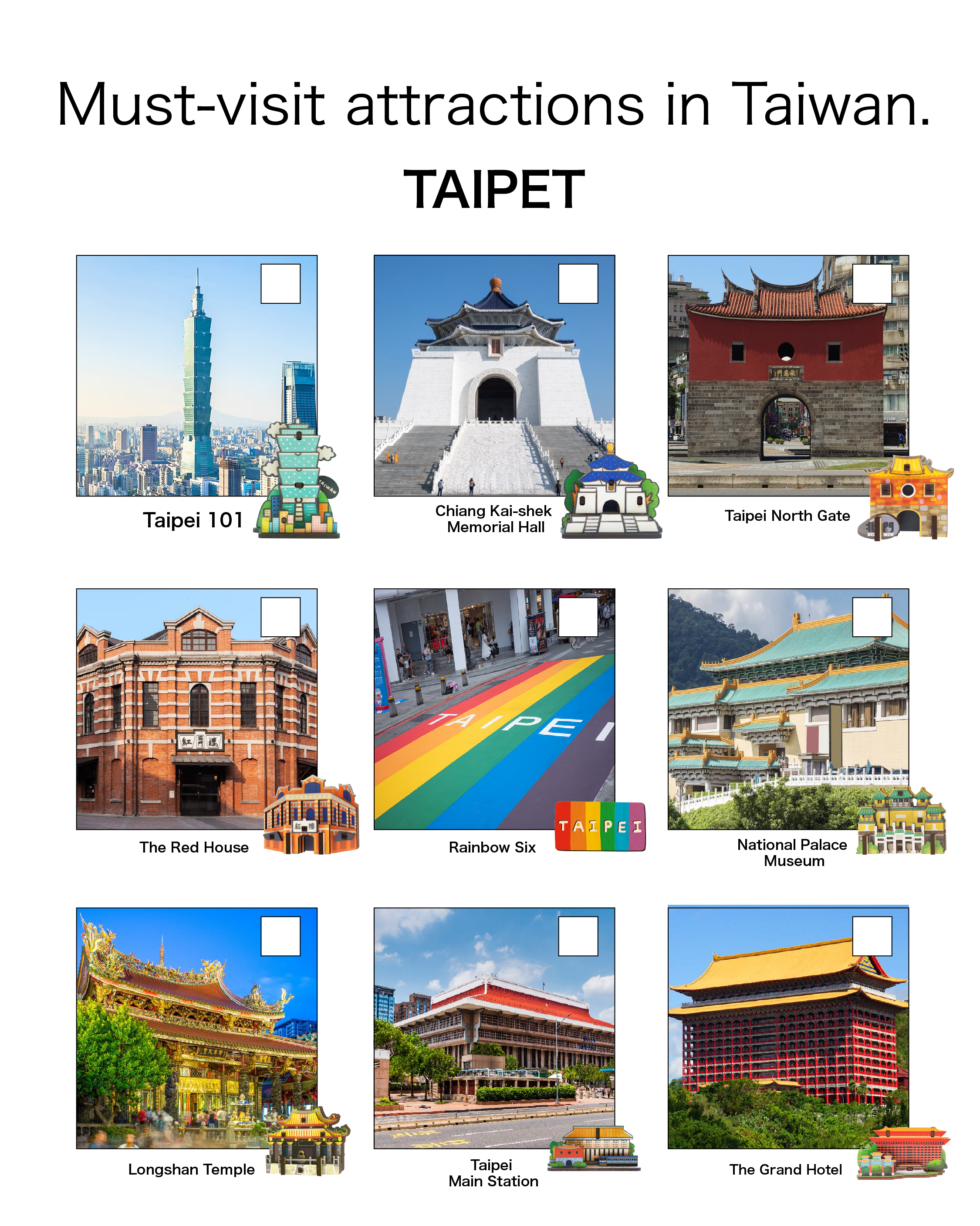 Taipei must go checklist, top things to do in Taiwan, Taipei travel itinerary