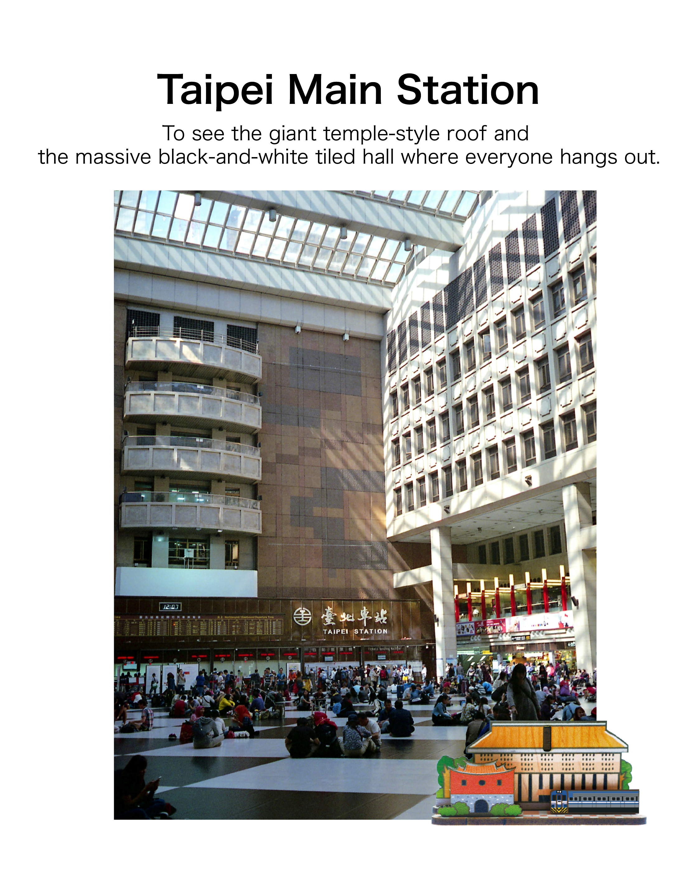 Taipei Main Station transportation hub, Taipei travel tips, Taiwan railway architecture