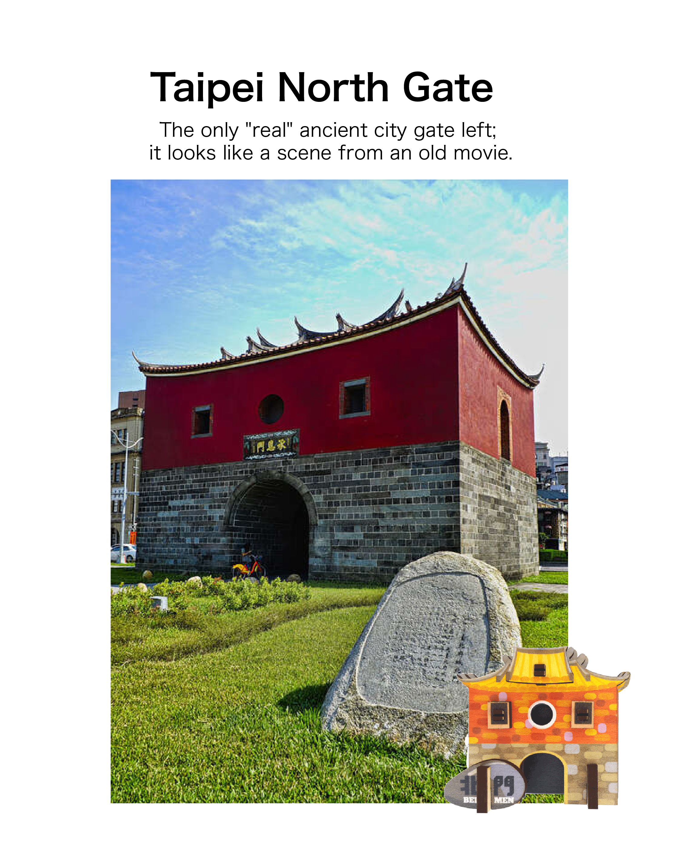 The North Gate Beimen Taipei, historical city gates Taiwan, Taipei heritage spots