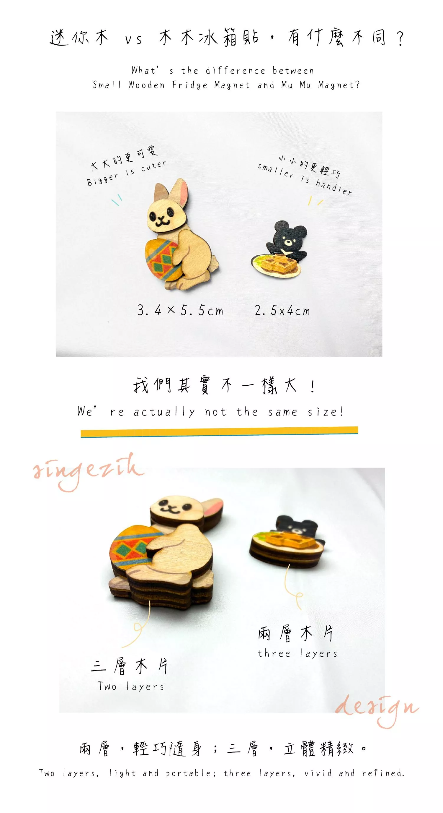 輕巧設計 台灣紀念品 Taiwan lightweight fridge magnet gift 文創小物 台灣伴手禮