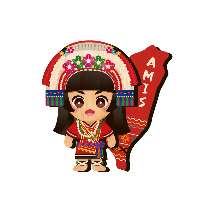 珍品　10枚張鐵陣笠 冰箱磁鐵｜台灣原住民系列16族｜台灣文創商品Souvenirs | 新格子文創
