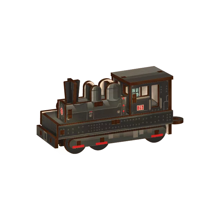 蒸汽火車 DIY火車拼木【臺鐵授權】｜Steam Locomotive DIY 3D Train Model