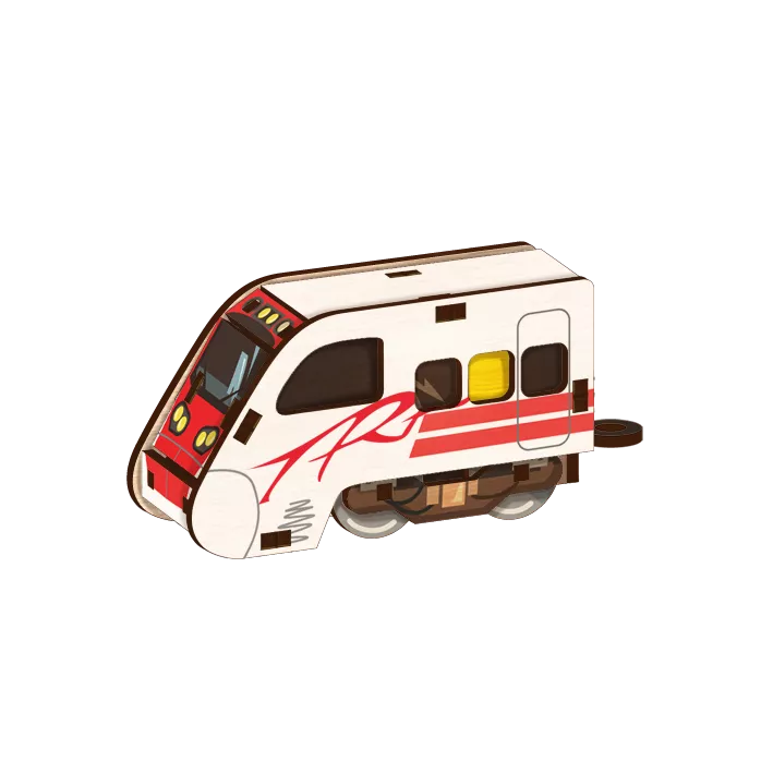 普悠瑪號 DIY火車拼木【臺鐵授權】｜Puyuma Express DIY 3D Train Model