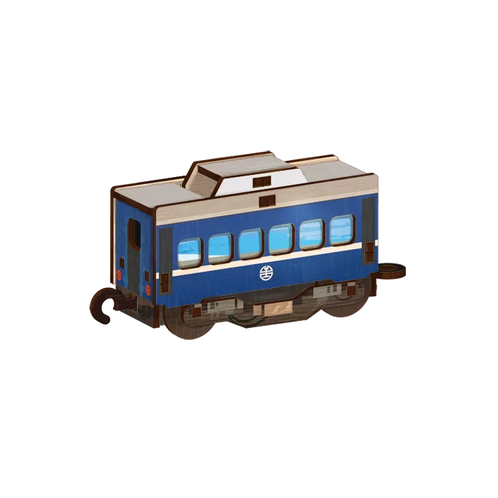 冷氣平快車廂 DIY火車拼木【臺鐵授權】｜Air-Conditioned Express Carriage DIY 3D Train Model