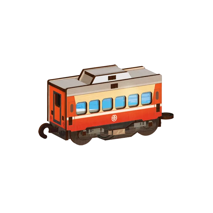 莒光號車廂 DIY火車拼木【臺鐵授權】｜Juguang Express Carriage DIY 3D Train Model
