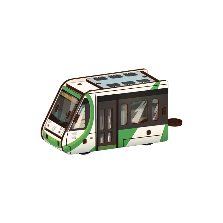 高雄輕軌 DIY火車拼木【正版授權】｜Kaohsiung Light Rail DIY 3D Train Model